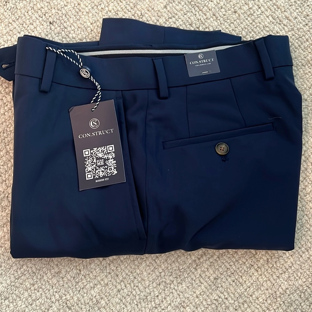 Construct Navy Bistretch Dress Pants 29x32